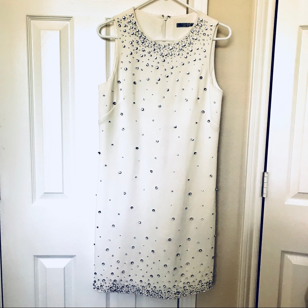 Eliza J rhinestones shift dress